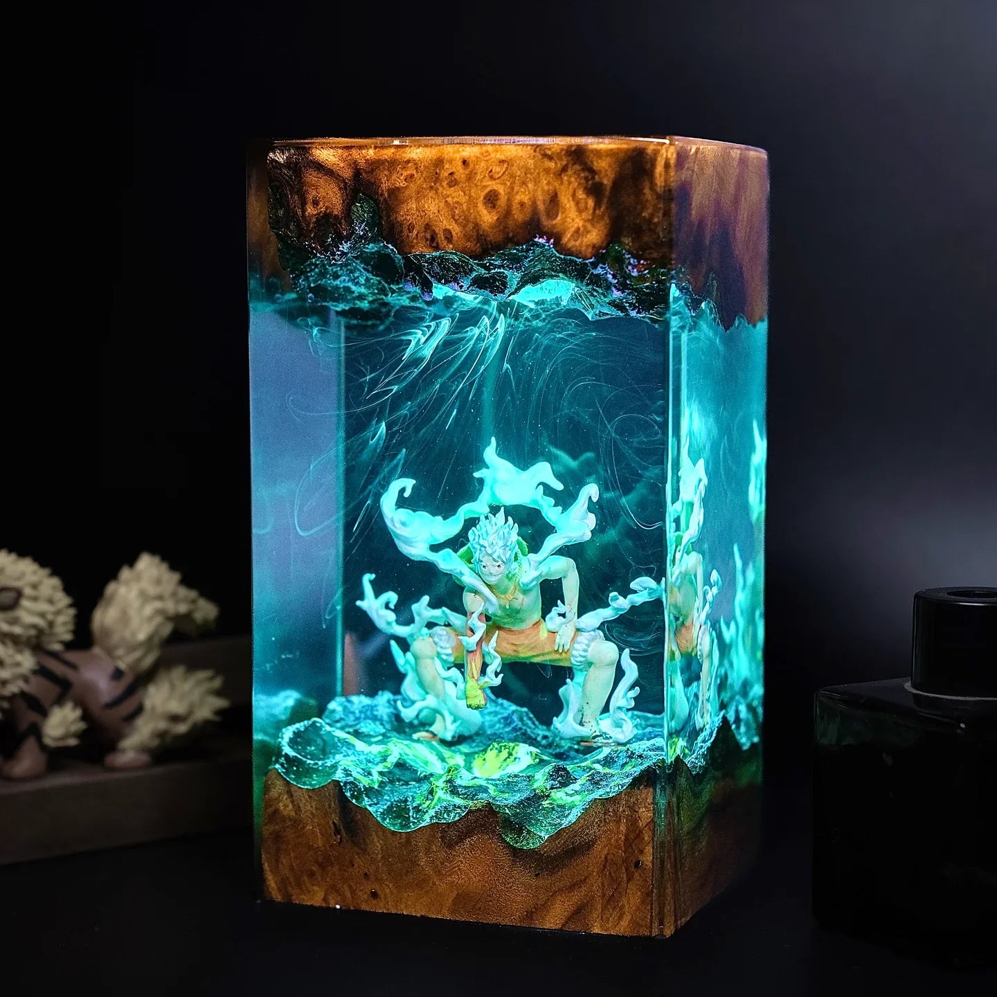 Luffy Epoxy Resin Lamp