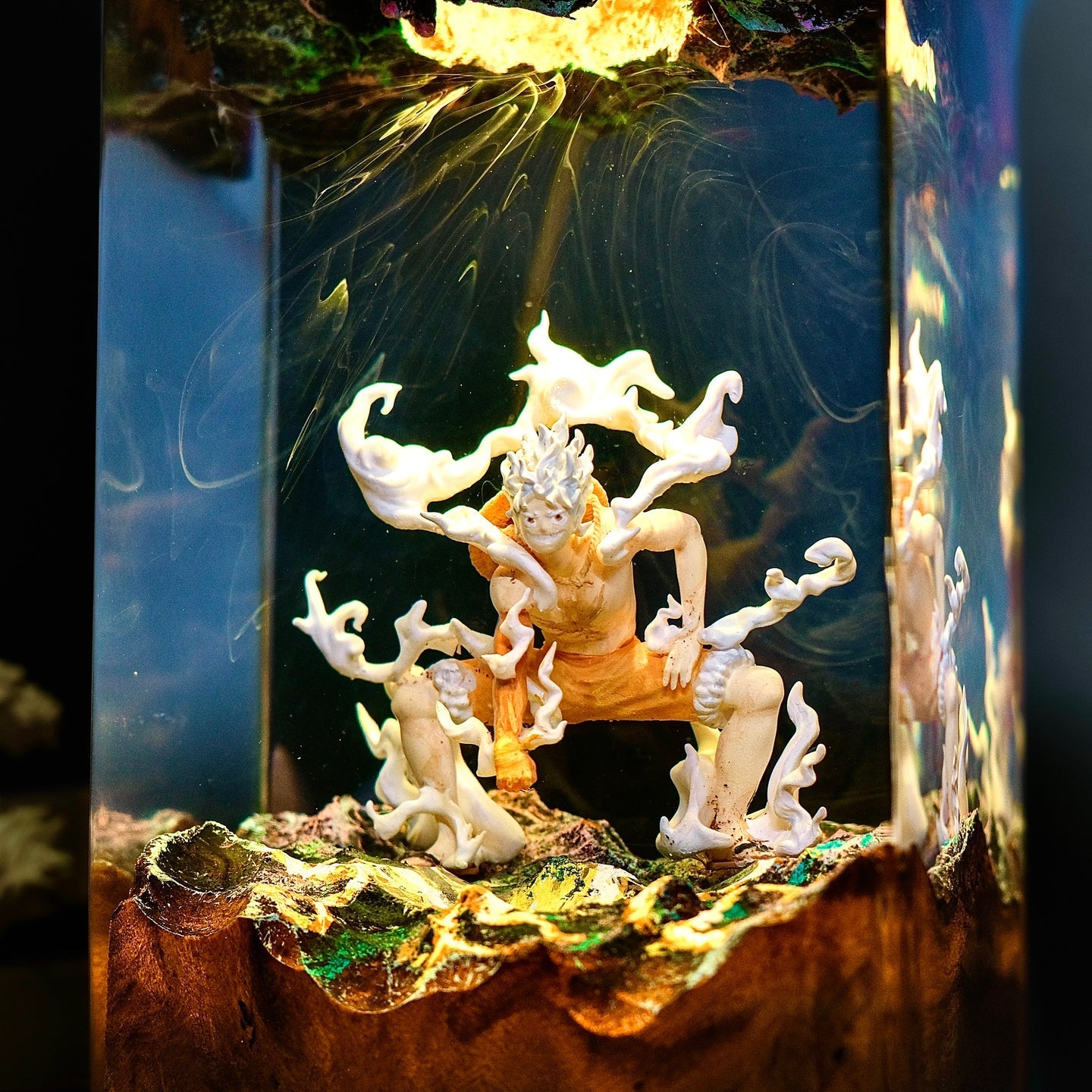 Luffy Epoxy Resin Lamp