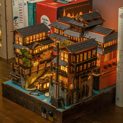 銀山温泉温泉模型
