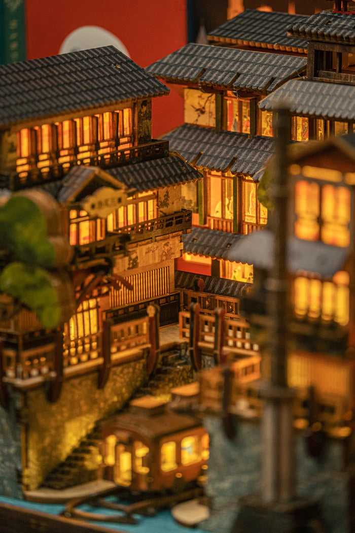 銀山温泉温泉模型