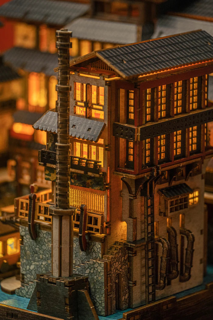 銀山温泉温泉模型