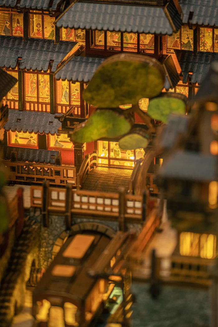 銀山温泉温泉模型