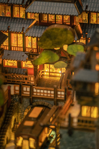 銀山温泉温泉模型